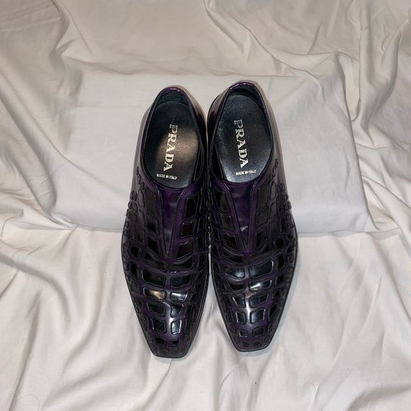 Prada Square Toe Slip-Ons/Loafers Mens 7 - Picture 2 of 7